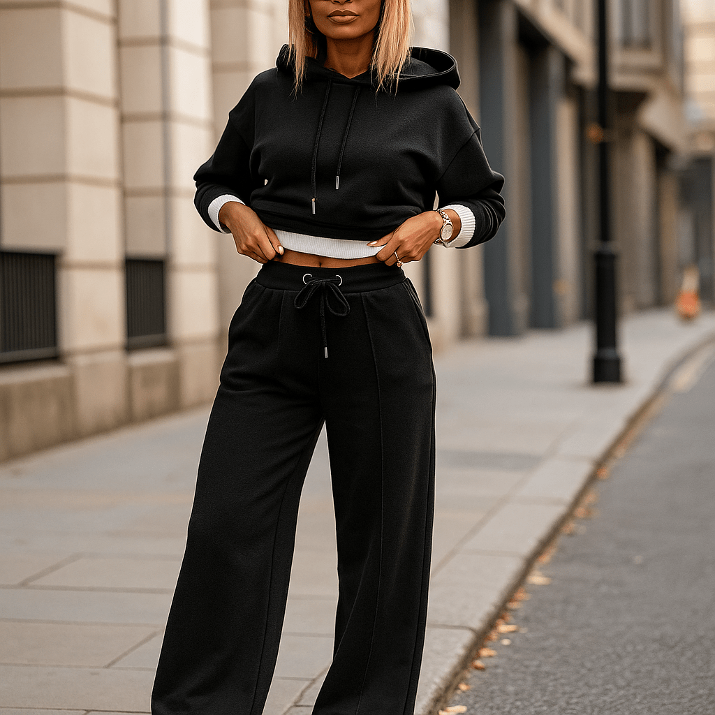 Dina - Stylowy dwu-elementowy komplet dresowy - Damski