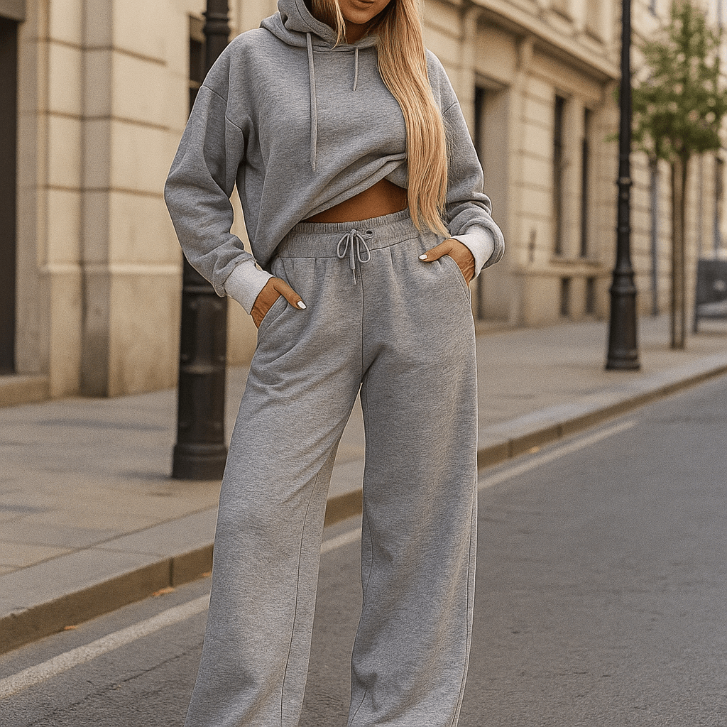 Dina - Stylowy dwu-elementowy komplet dresowy - Damski