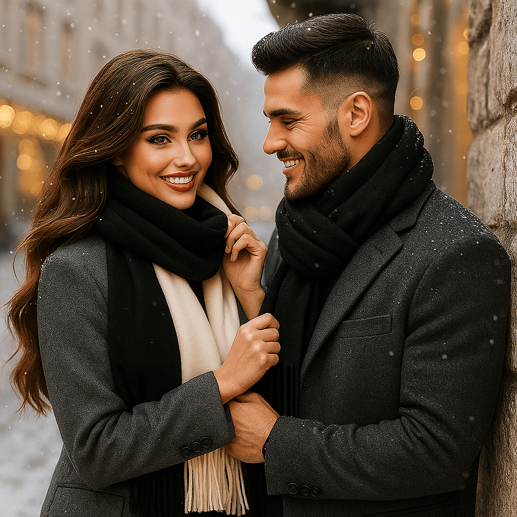 Długo i Elegancka Szal w Kaszmirze – Miękkość i Styl Zimy