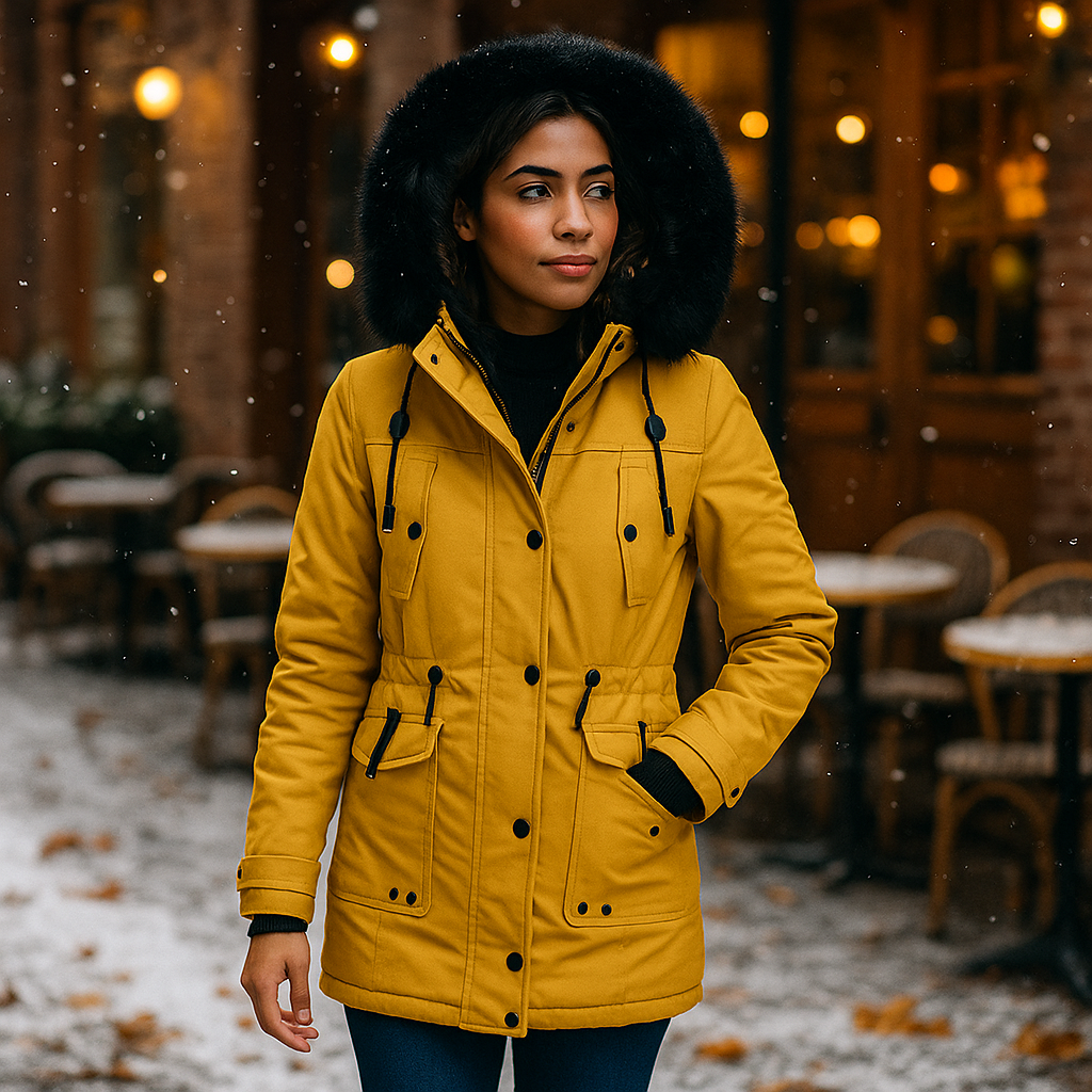 Vivano – Wodoodporna Zimowa Kurtka z Kapturem dla Kobiet