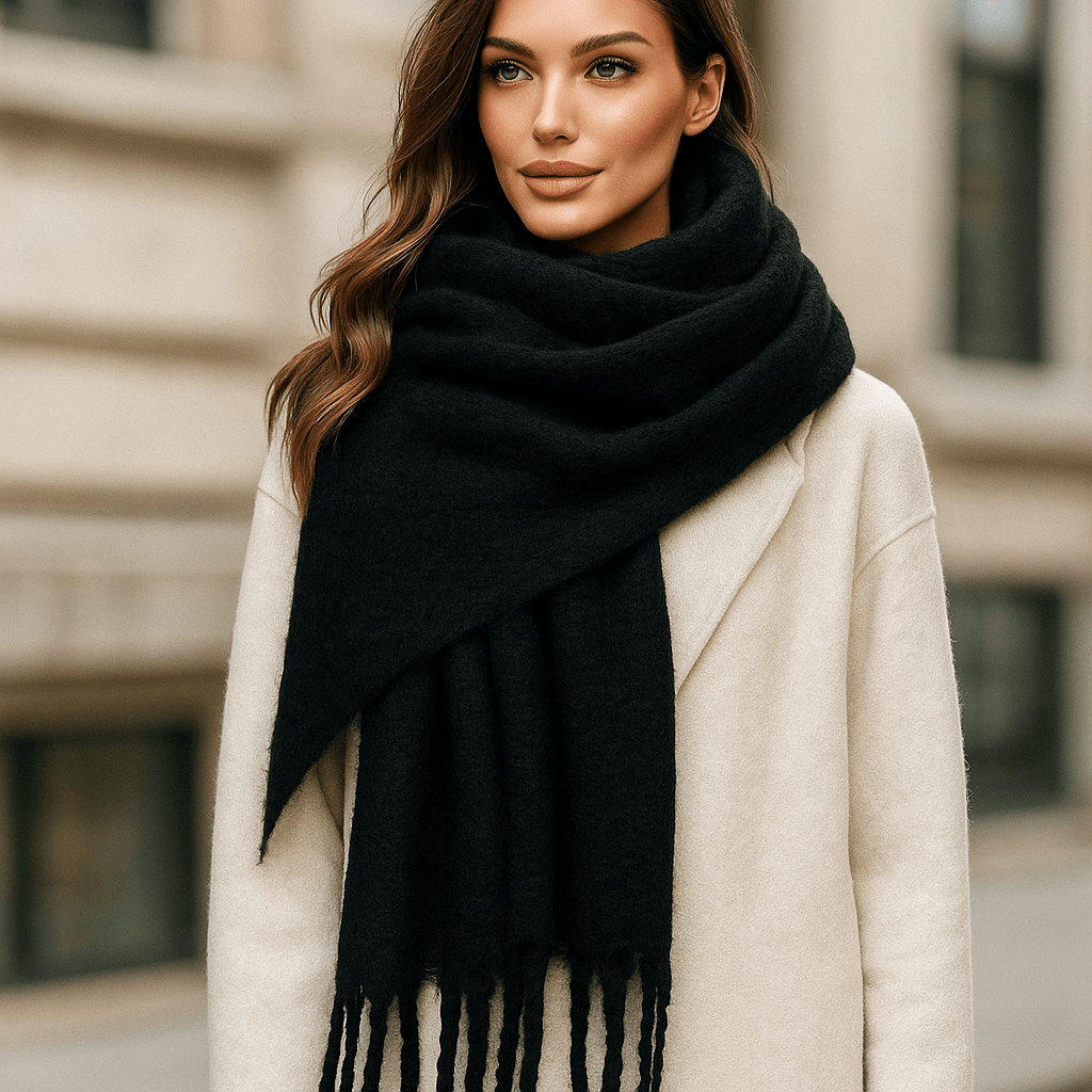 Elegancka i Miękka Szalik w Kratę – Elira