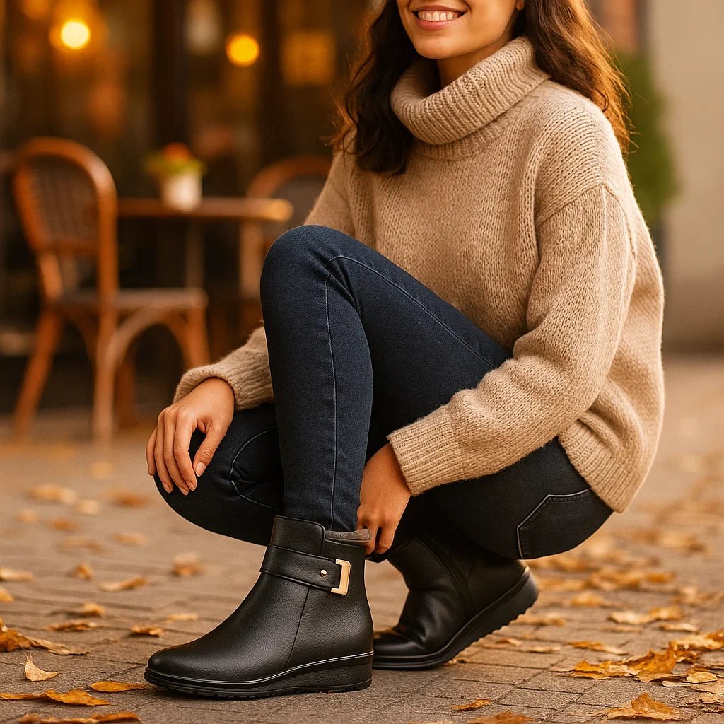 Elena – damskie ortopedyczne buty z ciepłą podszewką - vivano - warszawa