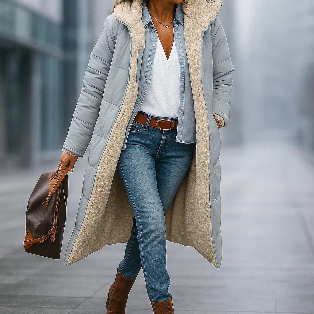 Esme – Dwustronna Parka Damska na Zimę - vivano - warszawa