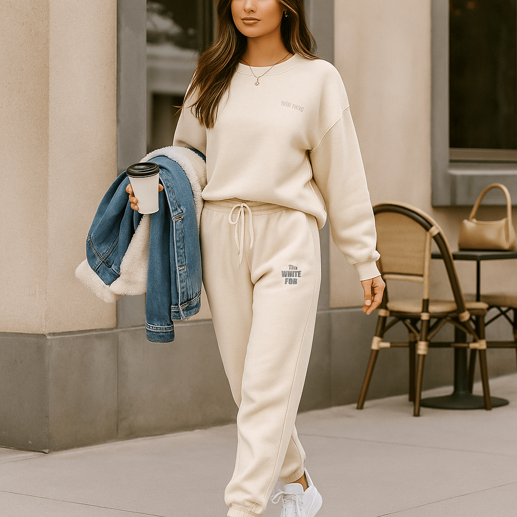 EZRAH - Damski zestaw dresowy - z kapturem