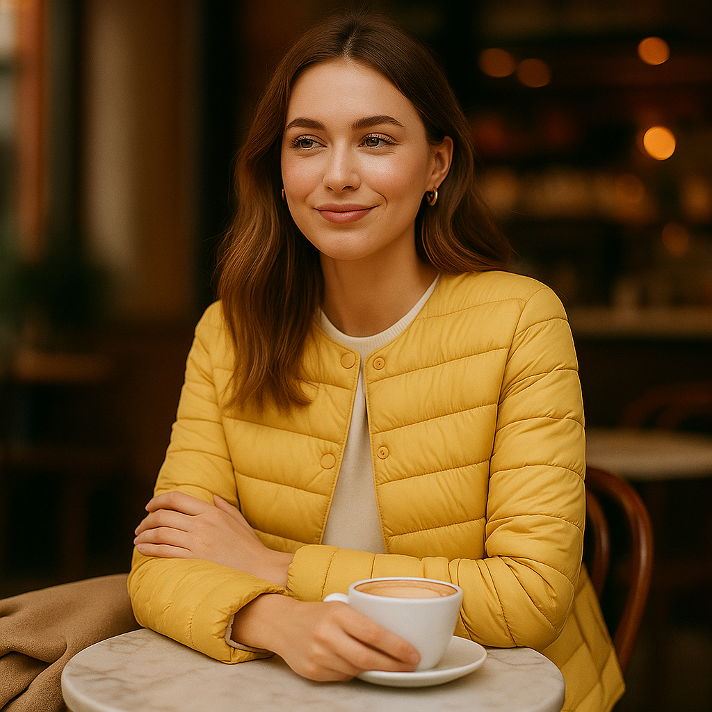 Lekka Damska Kurtka Puchowa Zimowa