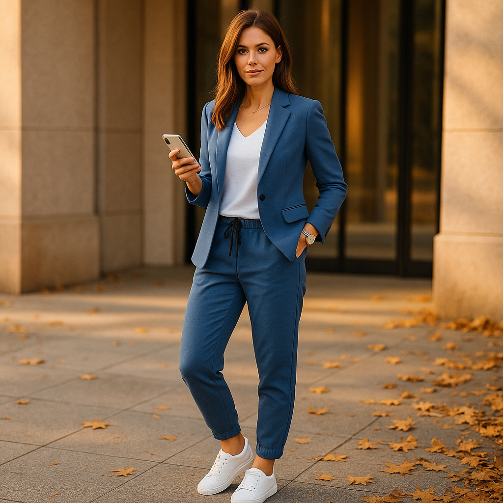 Vivano Elegancki Zestaw Żakietowy Dla Kobiet