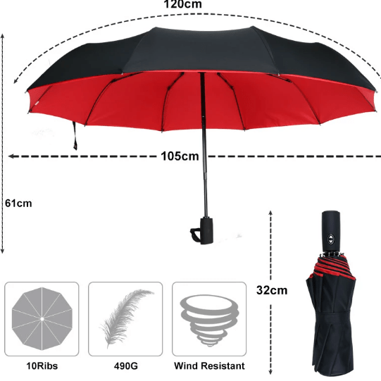 Frendorf | Wiatroodporny parasol przeciwdeszczowy - vivano - warszawa