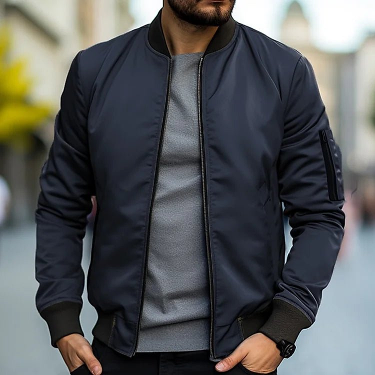 Harold Sommer Bomber Jacket - Lekka - Stylowa - Komfortowa - Idealna na Każdą Porę - vivano - warszawa