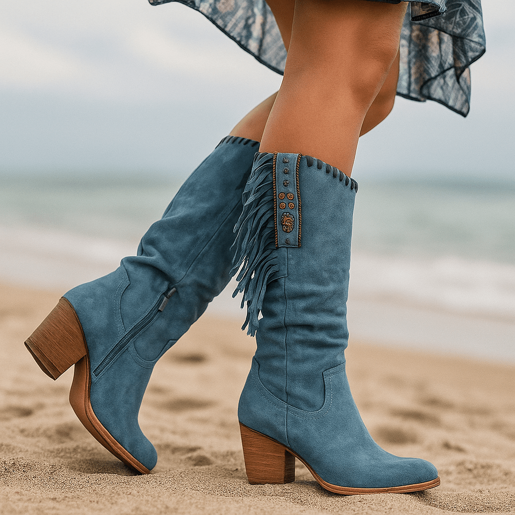 Jana Støvler - Robustny Styl Western - Komfort i Trwałość - vivano - warszawa