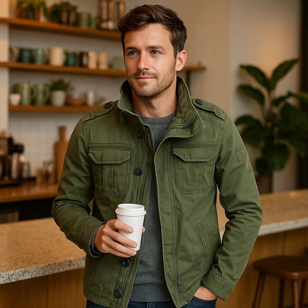 Jethro – Retro Kurtka Dżinsowa z Kieszeniami - vivano - warszawa