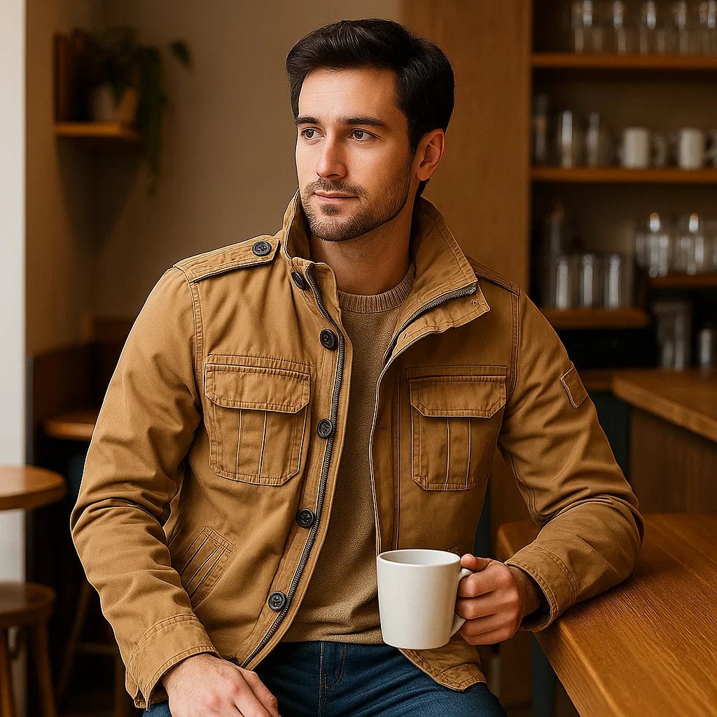 Jethro – Retro Kurtka Dżinsowa z Kieszeniami - vivano - warszawa