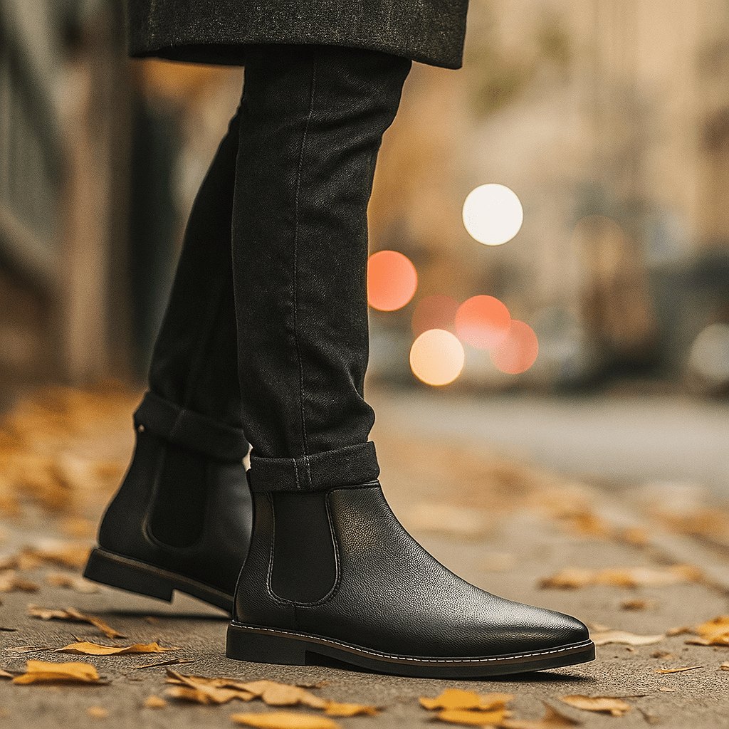 Joey – Męskie Botki Chelsea na Zamek