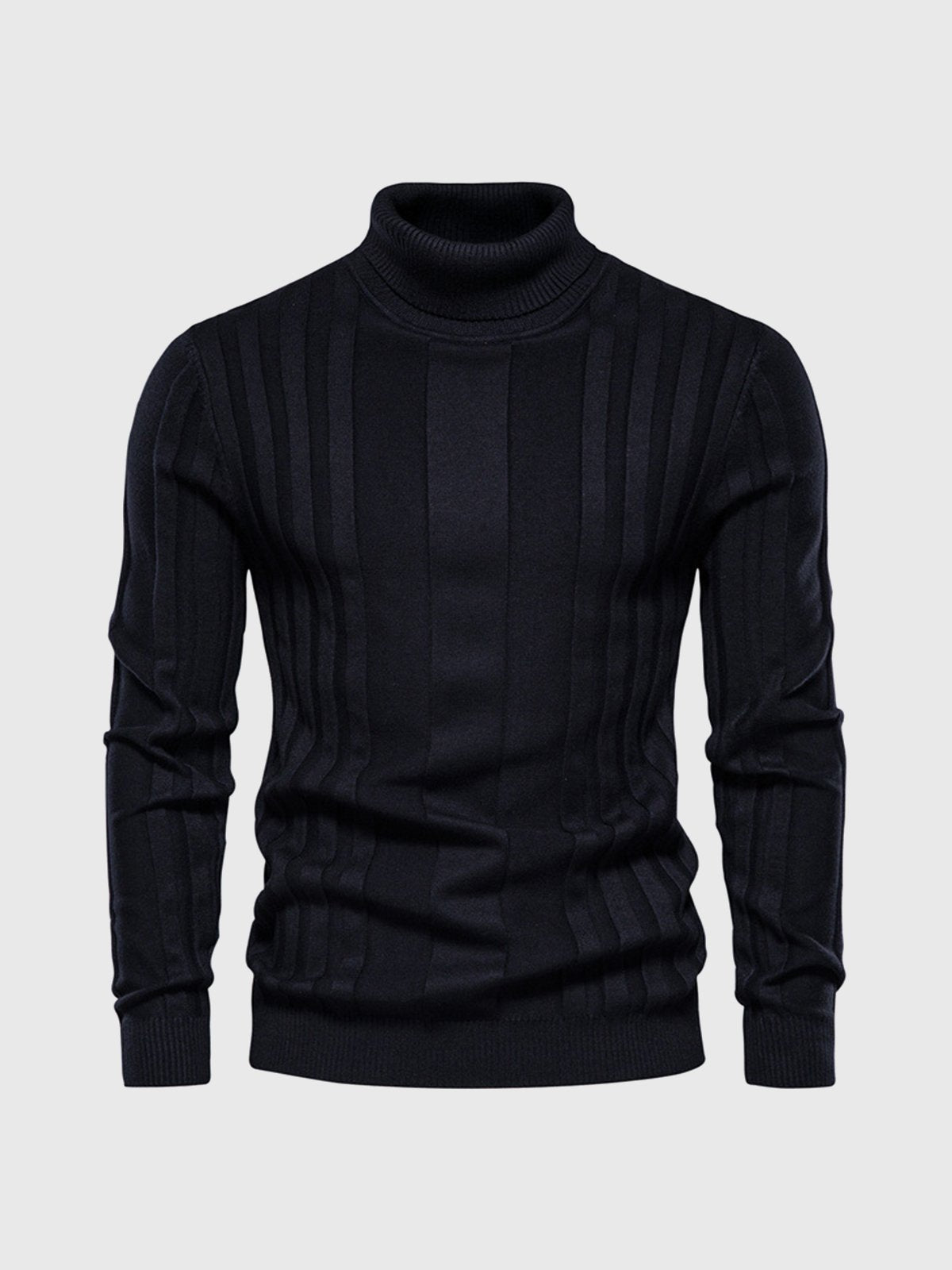Premium Knit Męski Sweter z Pół-Zamkiem