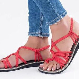 Kolorowe Sandały Plażowe - Wygodne Letnie Buty LISSA - vivano - warszawa