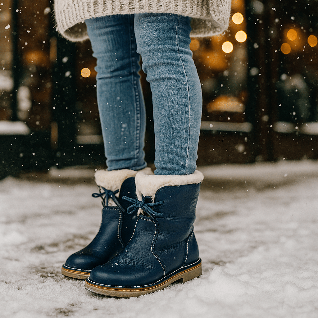 Krótkie śniegowce damskie - ciepłe - stylowe - zimowe