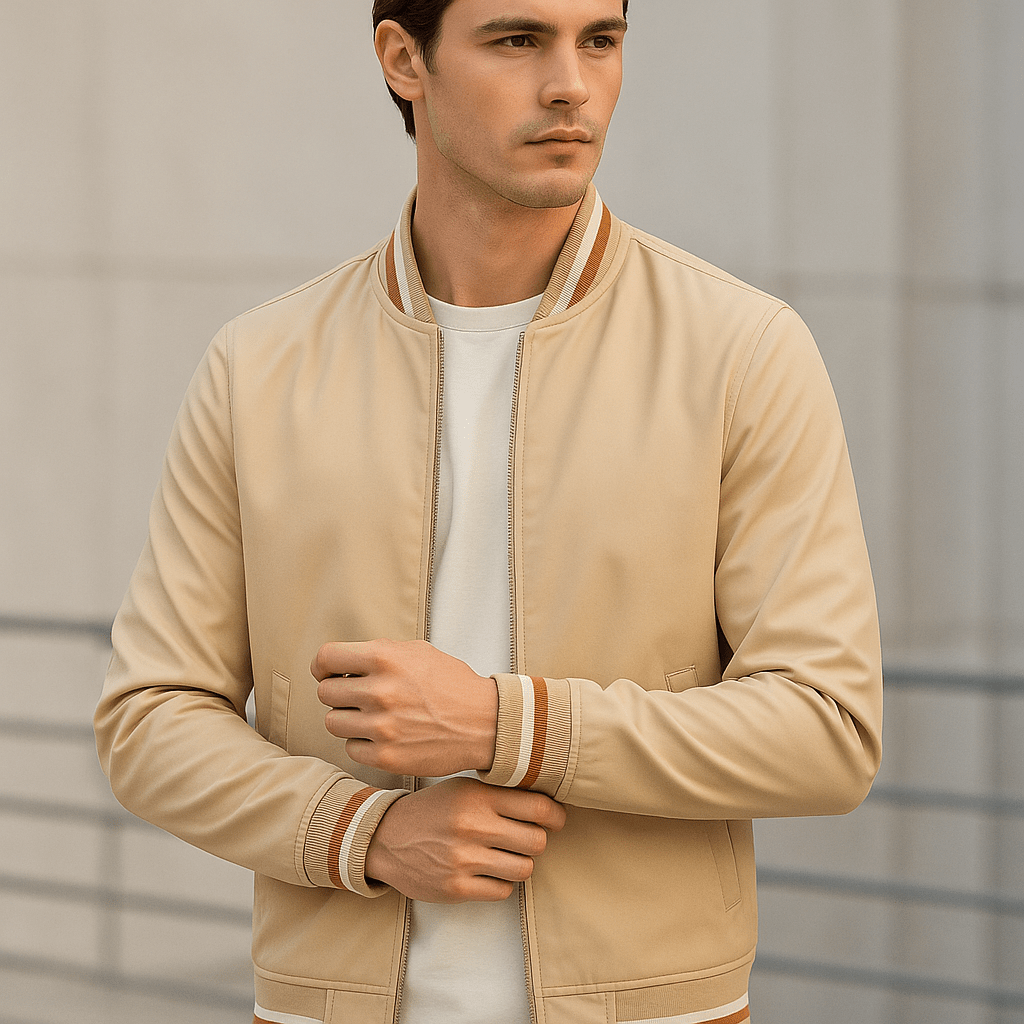 Męska lekka wodoodporna kurtka całoroczna