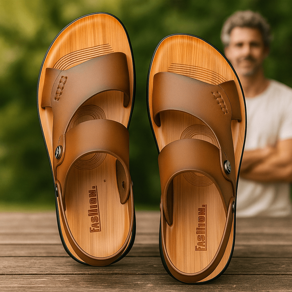 Letnie sandały wsuwane ze sztucznej skóry - Christo - vivano - warszawa