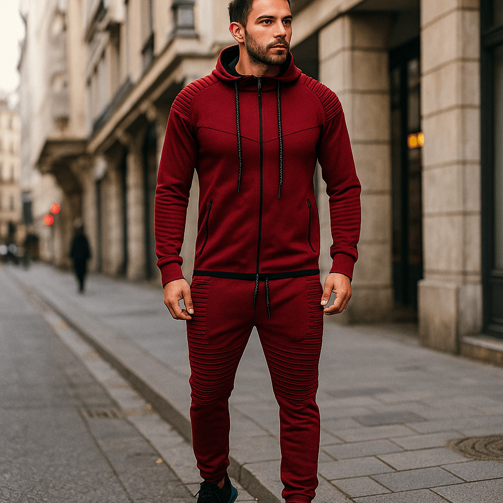 Lino - Casual dres z kapturem - dla mężczyzn - sportowy