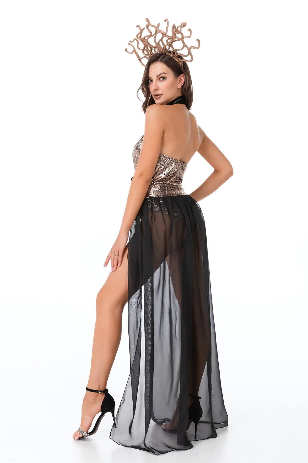 Loredana Kostium - Królowa Węży - Inteligentny Strój Halloween - vivano - warszawa