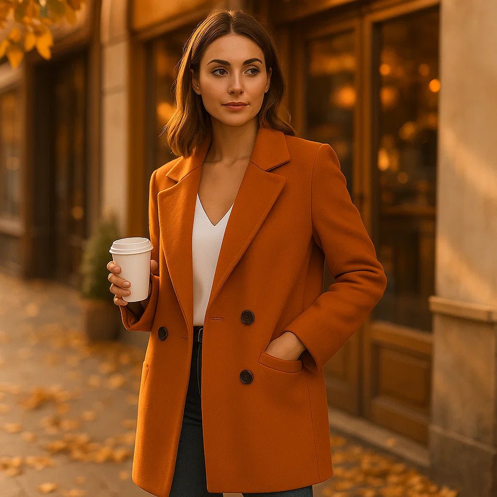 Louise - Klasyczny płaszcz - Ponadczasowa elegancja - Komfort i jakość - vivano - warszawa