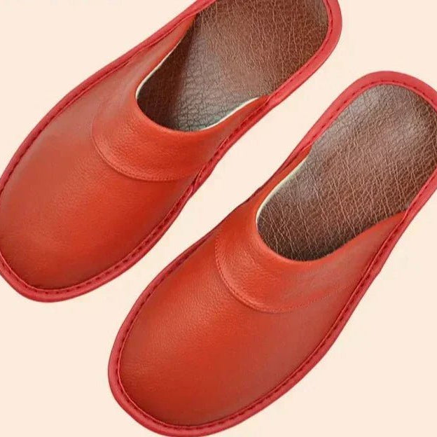 Lucas skórzane kapcie męskie - vivano - warszawa