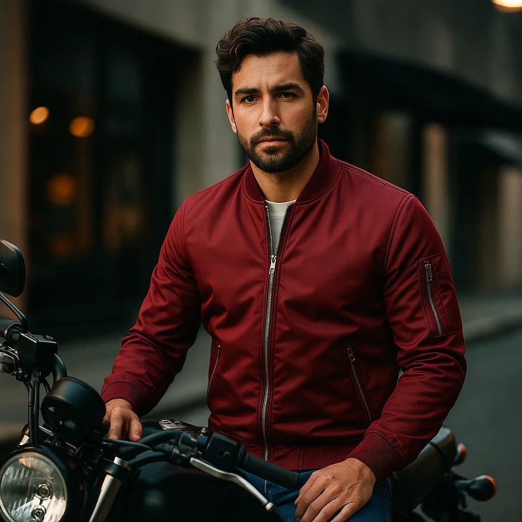 Luksusowa męska kurtka bomber pilot - vivano - warszawa