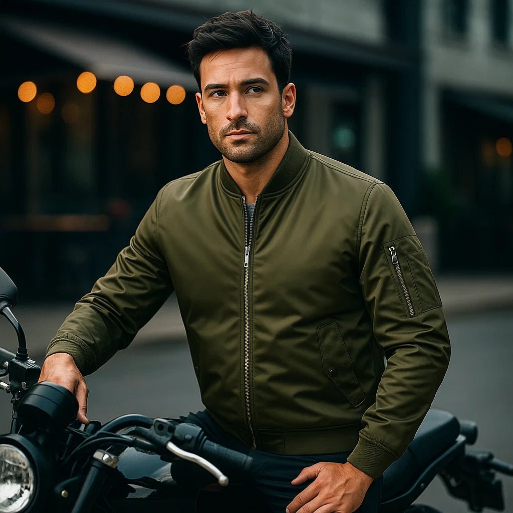 Luksusowa męska kurtka bomber pilot - vivano - warszawa