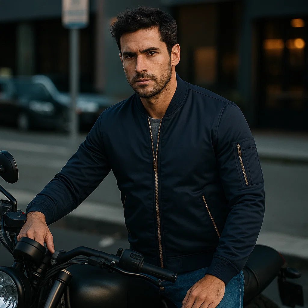 Luksusowa męska kurtka bomber pilot - vivano - warszawa