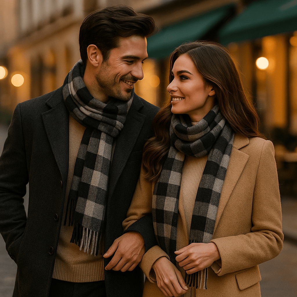 Luksusowy Wełniany Szal – Ciepły, Miękki i Elegancki na Zimę