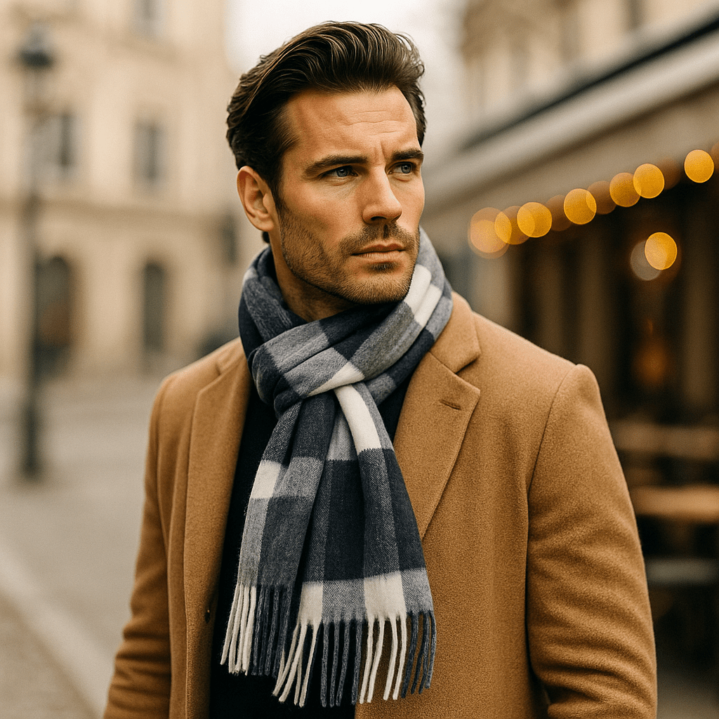 Luksusowy Wełniany Szal – Ciepły, Miękki i Elegancki na Zimę