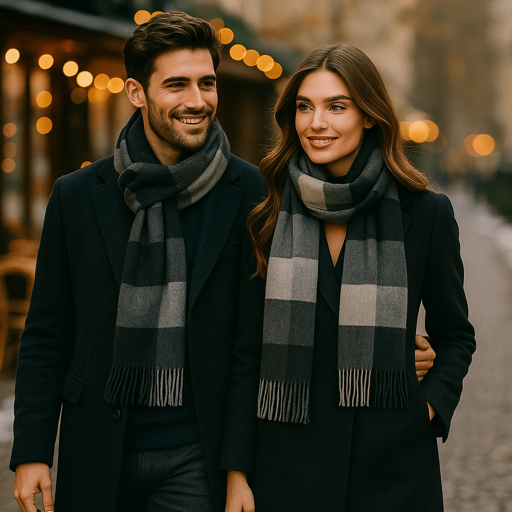 Luksusowy Wełniany Szal – Ciepły, Miękki i Elegancki na Zimę