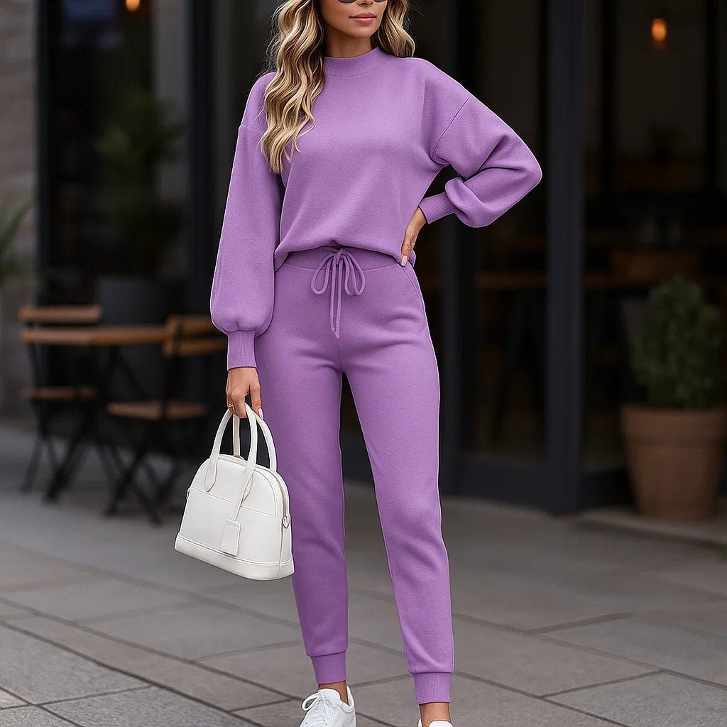 Luna – Elegancki 2-częściowy dres damski