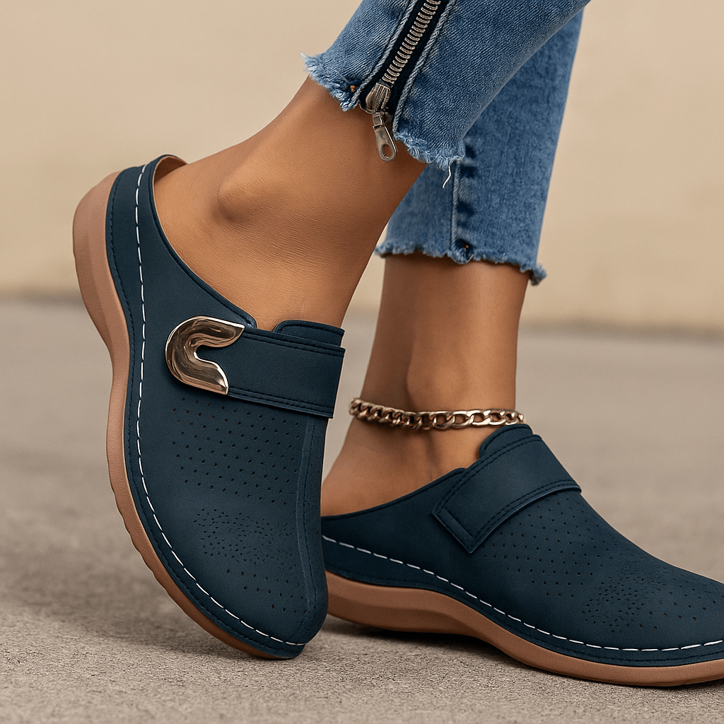 Marieta - Klapki Komfortowe - Podeszwa Ortopedyczna - Antypoślizgowe - vivano - warszawa