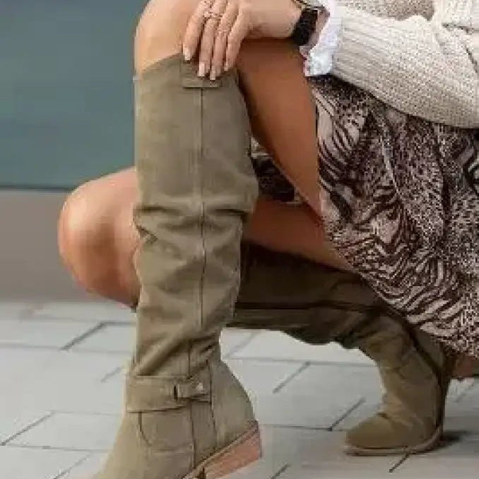 Megan – Limitowane Retro Botki Skórzane - vivano - warszawa