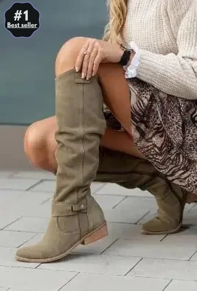 Megan – Limitowane Retro Botki Skórzane - vivano - warszawa