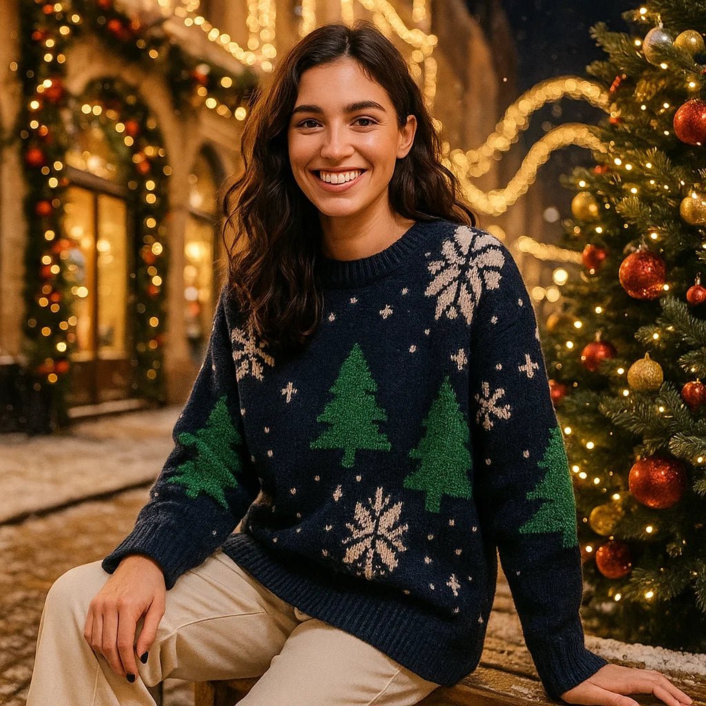 Mercy – Sweter z Blokami Kolorów