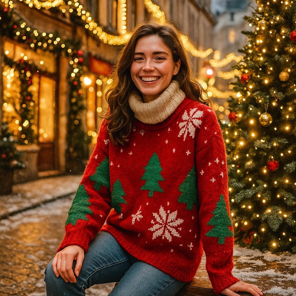 Mercy – Sweter z Blokami Kolorów