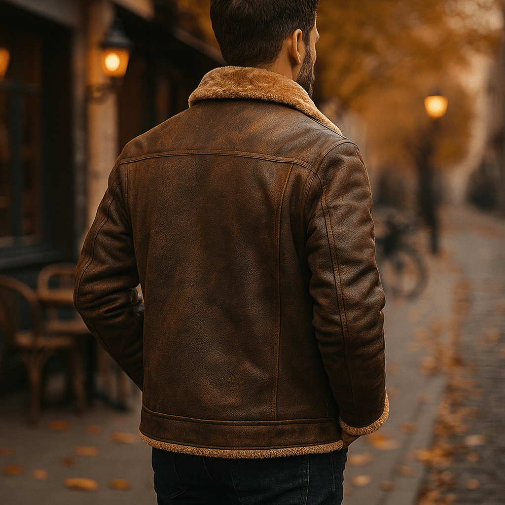 Męska Casual Kurtka ze Sztucznego Futra - vivano - warszawa