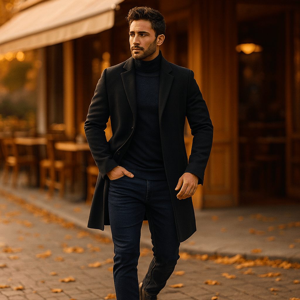 Męska Casual Zimowa Kurtka - Ciepła - Wygodna - Stylowa - vivano - warszawa