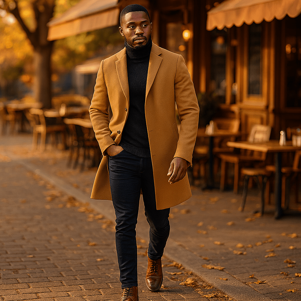 Męska Casual Zimowa Kurtka - Ciepła - Wygodna - Stylowa - vivano - warszawa