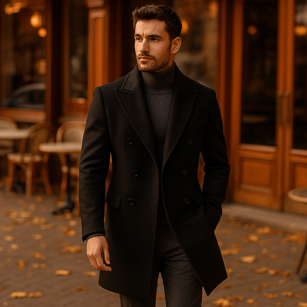 Męska casualowa kurtka z guzikami i klapami - vivano - warszawa