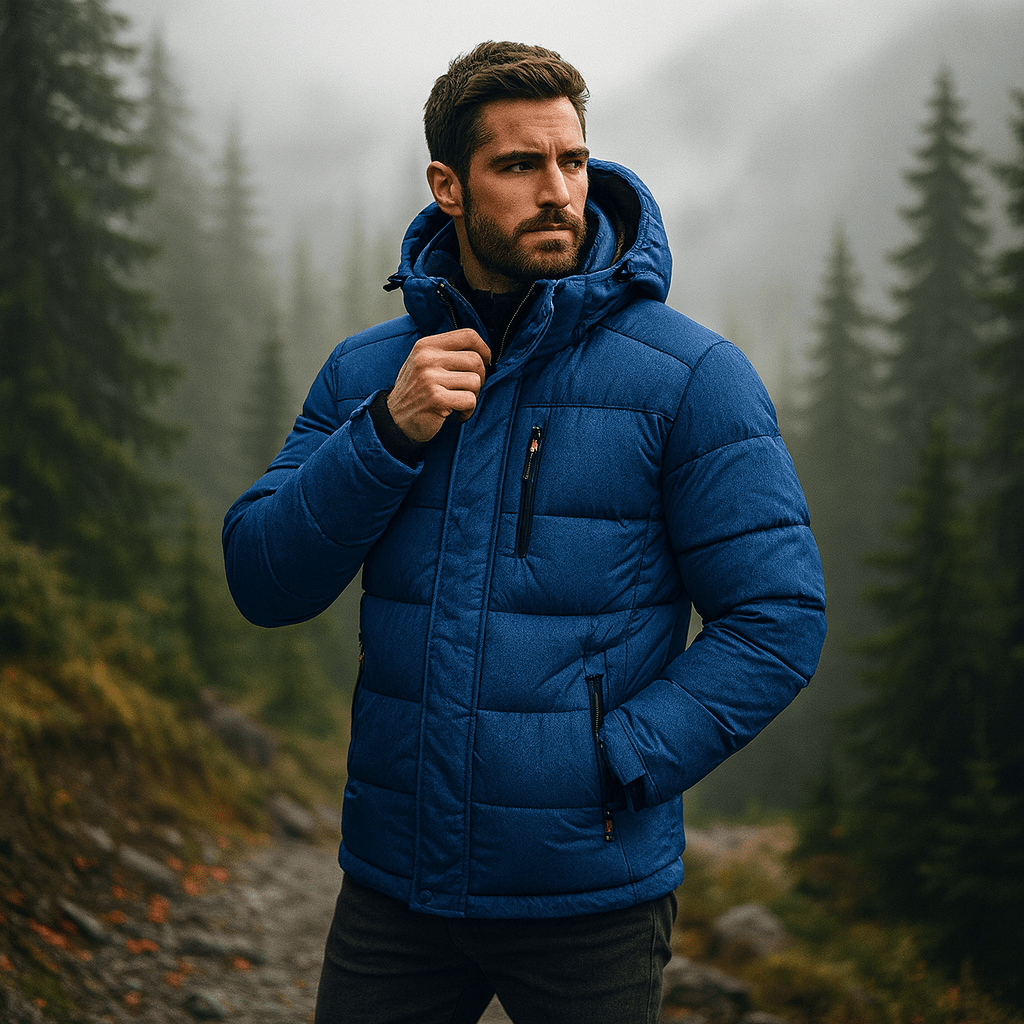 Męska Dunparka Arctic Shield z Odpinanym Kapturem - vivano - warszawa