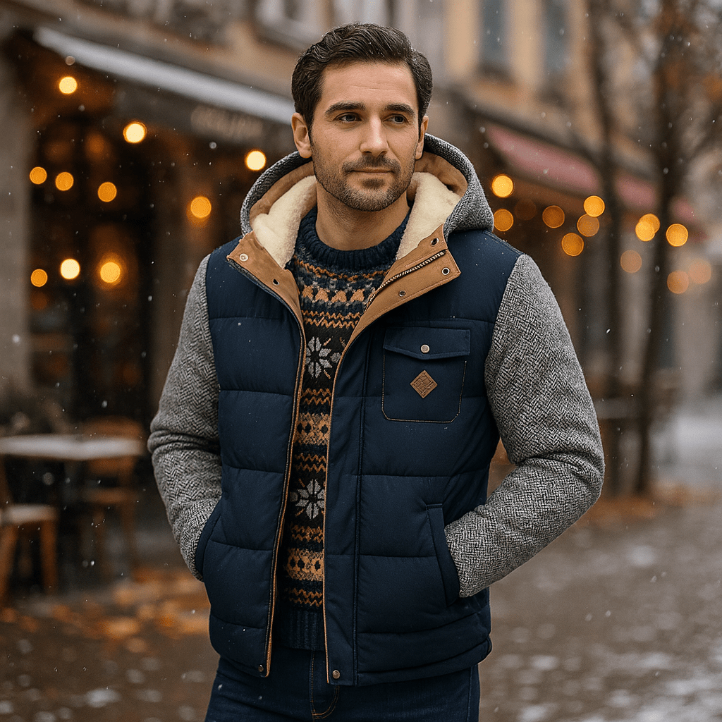 Męska Kurtka Bawełniana z Kapturem - vivano - warszawa