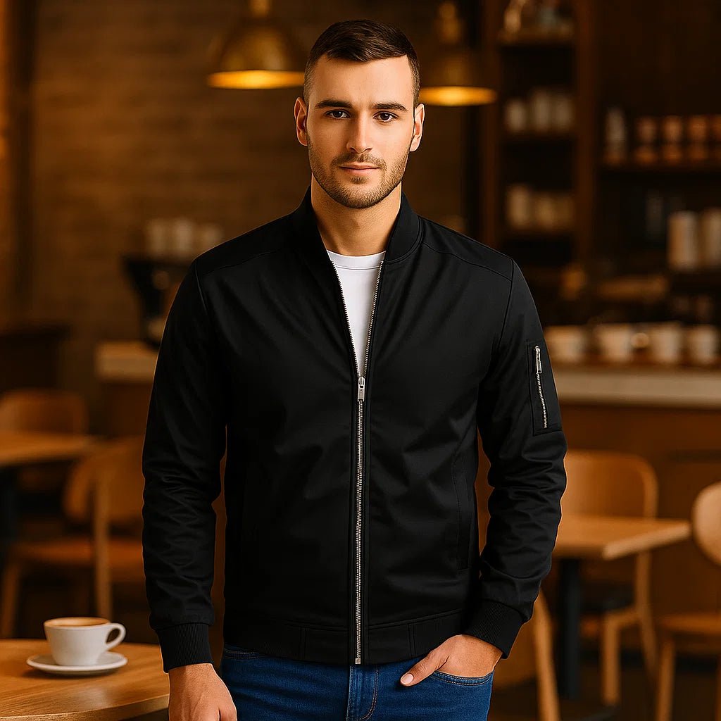 Męska Kurtka Bomber – Codzienny Sportowy Styl - vivano - warszawa