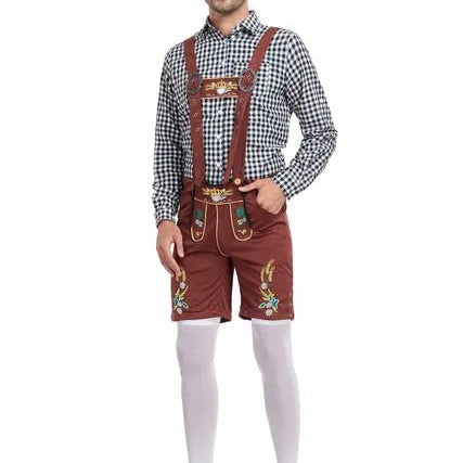 Męska kurtka ludowa - Materiały wysokiej jakości - Tradycyjny bawarski design - Uroczystości - vivano - warszawa