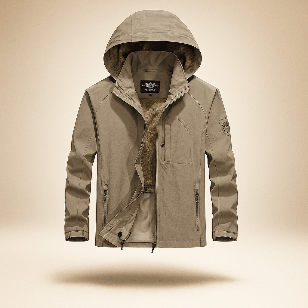 Męska Kurtka Wiosenna Casual z Kapturem - Lekka - Komfortowa - vivano - warszawa