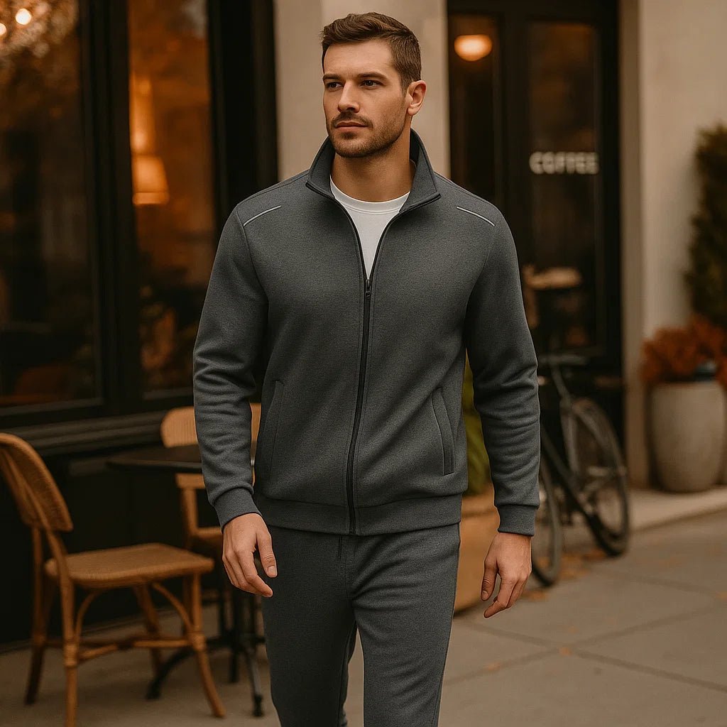 Męski Dres Damian – Ciepły Komplet Sportowy