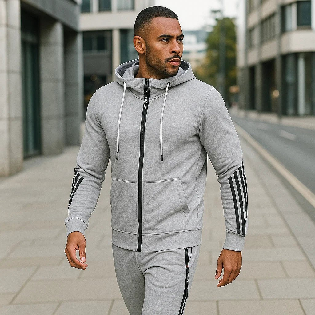 Męski dres - komfortowy - sportowy - elastyczny