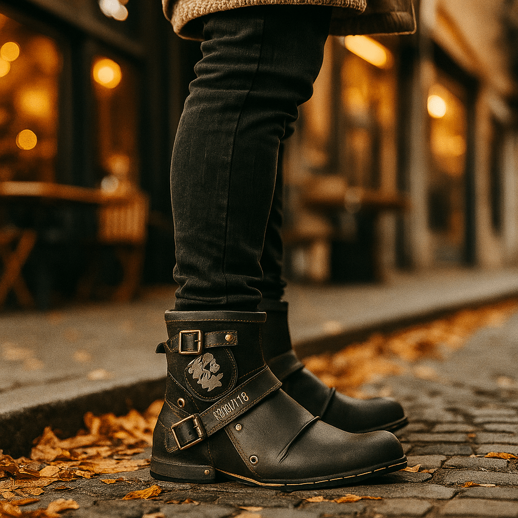 Męskie Buty Vintage w Stylu Retro