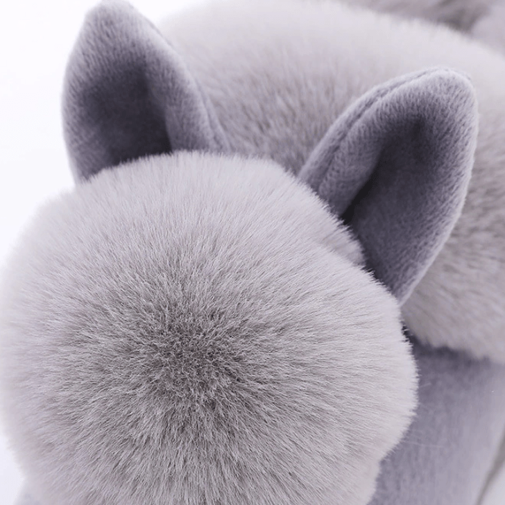 Mia - Eleganckie kapcie damskie Bunny - vivano - warszawa